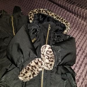 Toddler snow bibs and jacket